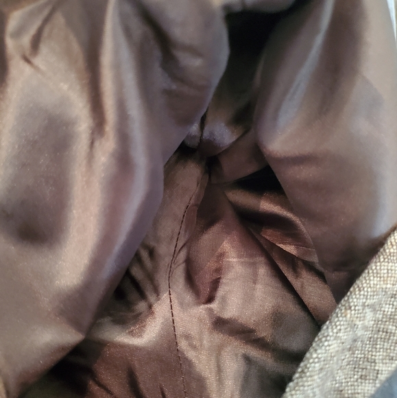 Pendleton Women’s Brown 100% Virgin Wool Pleated Pants 100% Leather Trim Size:10 - Picture 10 of 13